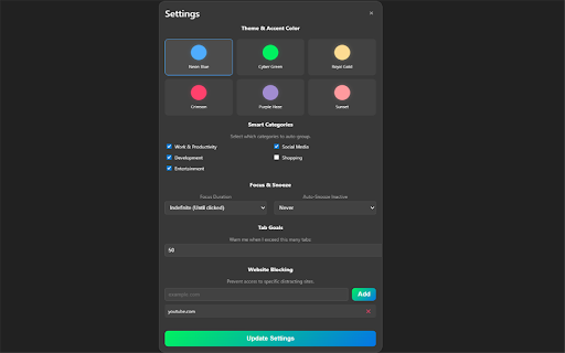 Order :: Organize your tabs intelligently.