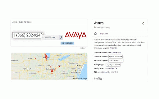 Avaya Browser Extension :: Avaya Browser Extension lets you click-to-dial phone numbers from a web page, and have the call be created on your Avaya UC Client
