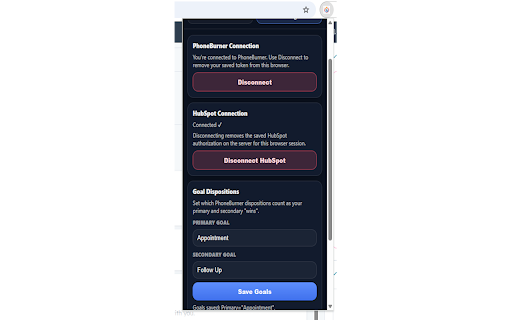 PhoneBurner Dial Session Companion :: Launch PhoneBurner dial sessions from CRM lists and follow calls in real time. Supports HubSpot, Close, Apollo, Salesforce & more.