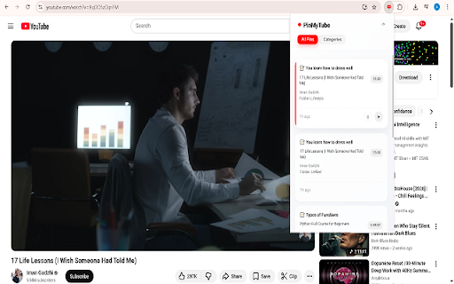 PinMyTube :: Pin timestamps on YouTube videos, add notes, and revisit them anytime.