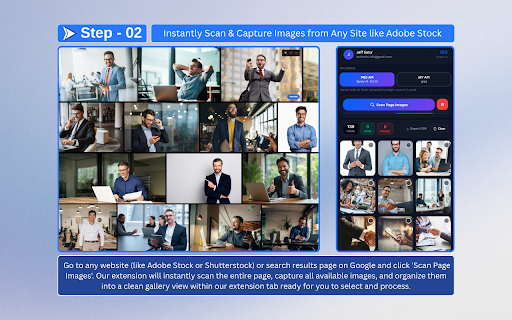 Image to Prompt Generator - AI Bulk Generator :: Bulk image to prompt generator. Easily scan web images into grids & generate AI prompts for Midjourney, DALL-E & Recraft instantly.