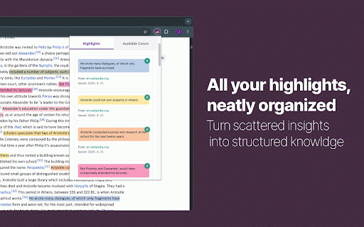 GlowText: Web Text Highlighter :: Highlight and save interesting or useful text from any webpage with a single click.