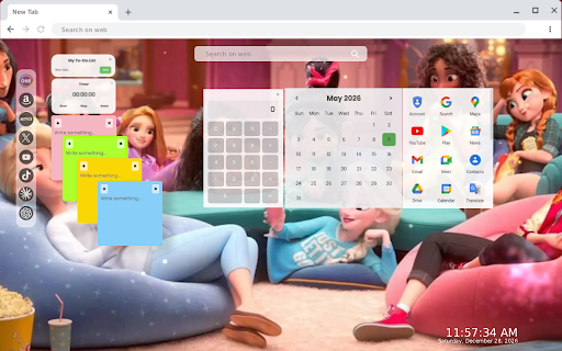 Disney Princess Live Wallpaper :: Disney Princess Live Wallpaper - Live HD video wallpaper for your Chrome new tab.