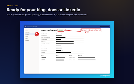 ScreenshotIT: Private Screenshot Editor :: Capture, annotate and hide sensitive info in screenshots. Finds emails, names and IDs for you. Nothing leaves your device.