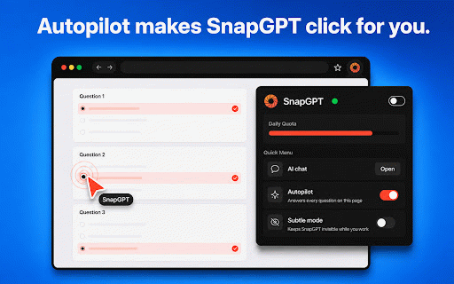 SnapGPT: AI Homework Help & Quiz Solver for Canvas, Blackboard & More :: SnapGPT - AI-powered screenshot analysis