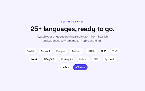 Live Translate — Real-Time Translator :: Translate your voice in real time across 25+ languages, right in your browser. Private, instant, and completely free.