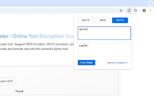 ROT13 Decoder :: Instantly encode/decode text using ROT13, ROT5, or ROT18.