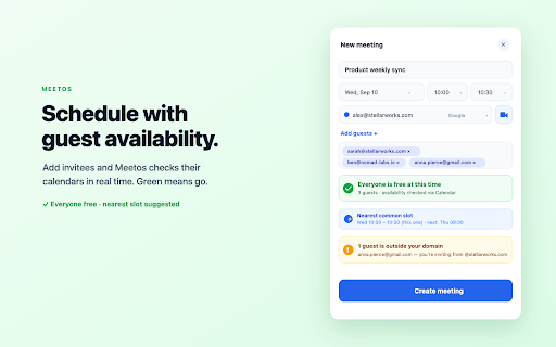 Meetos :: A unified meeting timeline with one-click join across Google and Microsoft calendars.