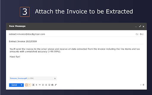 DocDigitizer Invoice Extractor :: Extracts detailed data from any Invoice with +99.99 accuracy. Supports PDFs and Photos.