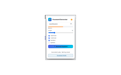 Strong Password Generator :: Generate strong, secure passwords locally.