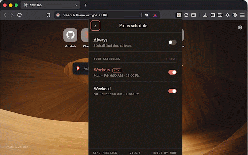 BreakCycle – Private Site Blocker for Focus :: Private site blocker for distracting sites — on a schedule, on a daily budget, with breaks when you really need one.