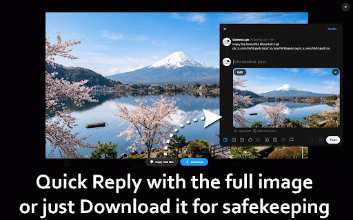TapToSee: Twitter Photo Merger & Splitter :: Merges separated images into a full photo horizontally, and splits images for Twitter (X) posts.