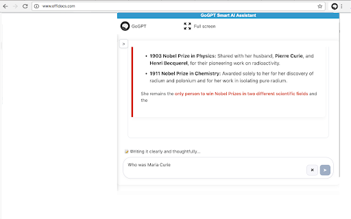 GoGPT – Smart AI Assistant :: ChatGPT-style AI assistant for prompts, chats, and deep reasoning on writing, coding & productivity