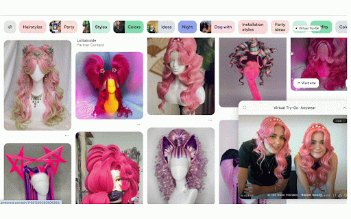Anywear: Live Virtual Try-On :: Try on clothes virtually on any fashion website, powered by Decart.