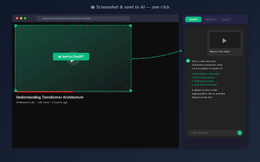 ChatGPT Sidebar :: Seamlessly access ChatGPT side-by-side in your browser sidebar.