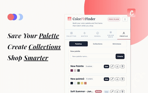 ColorFitFinder: Shop Your Colors :: Save color palettes and find clothing that matches your colors while you shop online.