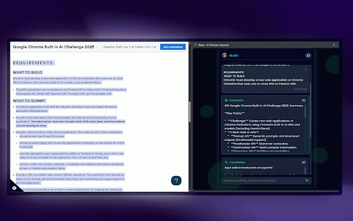 Dude - AI Browser Assistant :: AI-powered browser assistant for summarizing, translating, and validating web content