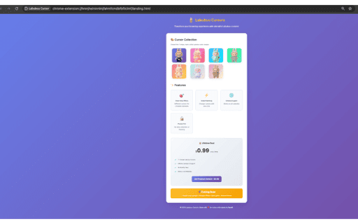 Labubuu Cursor :: Change your cursor to a cute Labubuu toy!