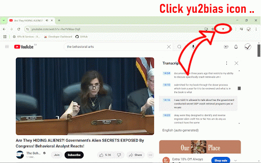 Yu2bias 1.20 :: Summarize YouTube videos and analyze them for bias using ChatGPT