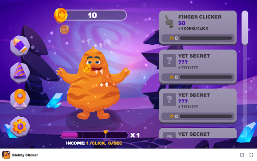 Blobby Clicker - Click to earn money and upgrade your Blobby! :: Raise your Blobby and earn coins in this addictive offline clicker game!