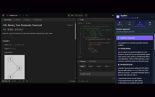 AlgoBhai - Your Coding Mentor :: AI-powered mentor that helps you understand and solve coding problems without giving away solutions