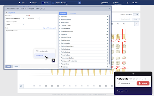 Overjet Voice :: The Complete AI-Powered Platform to Document, Monitor, & Analyze Your Patient Visits