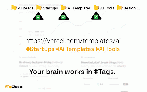 #TagChoose - Bookmark Manager with client-side AI :: #TagChoose categorizes your bookmarks with client-side AI using Gemini Nano LLM within your browser.