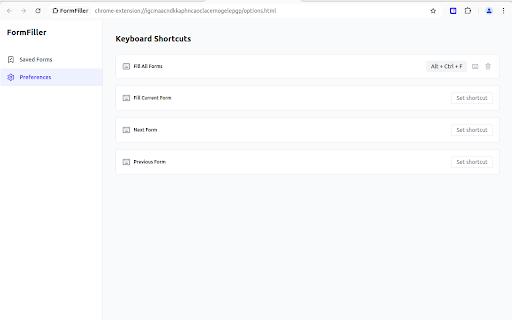 FormFiller :: Intelligent form filling with smart field detection. Save time with context-aware data generation for any web form.