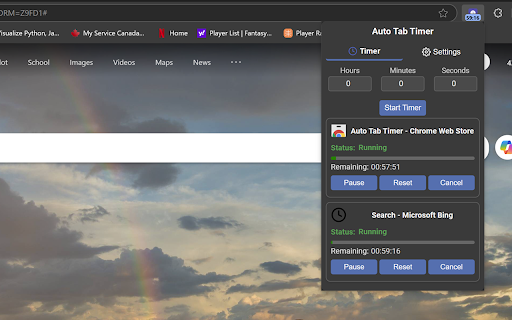 Auto Tab Timer :: Automatically closes tabs after a countdown.