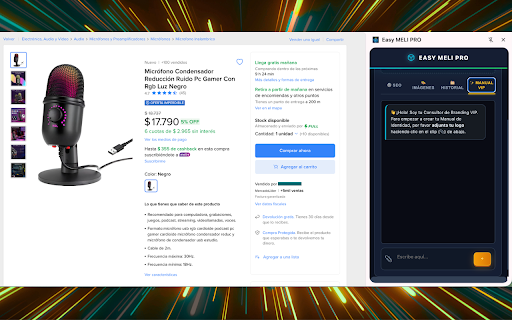 Easy MELI PRO :: Herramienta PRO para Vendedores de MercadoLibre. Optimización de títulos con IA.