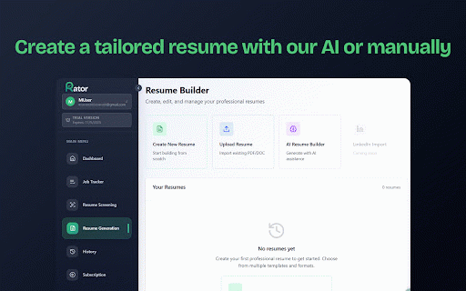 BestRator :: The easiest way to track for job opportunities from LinkedIn!