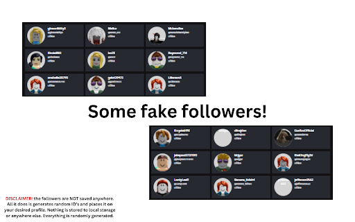 RoFlex :: Visually modify your Roblox profile with custom Robux amounts, badges, and themes.