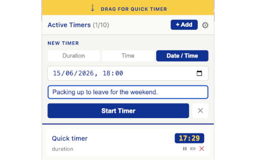 nag-o-matic :: Set timers and get nagged when they fire.