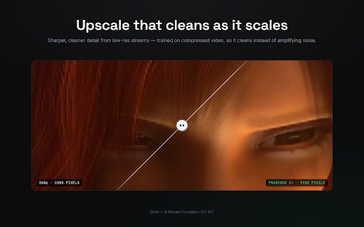 Framegen - Frame Interpolation :: Real-time 2x+ frame interpolation with custom target FPS for any <video>. Runs locally on your GPU with WebGPU.