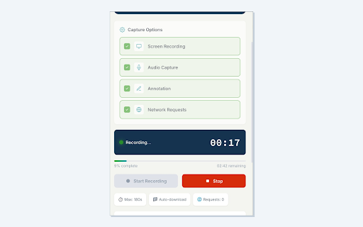 InsightEngine :: Capture screen recordings and network requests for IES troubleshooting and diagnostics