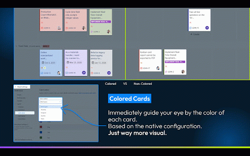 Jira Boards Suite by Sngular :: Augment Jira boards with Kanban Combined WIP and Card Colors for Jira Boards, two separate Atlassian Marketplace apps by Sngular.