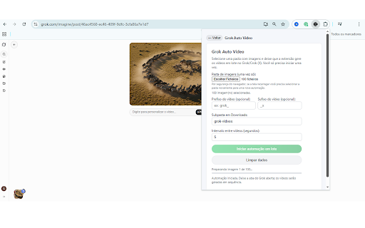 Automations for Dark Channels :: Extensão com autenticação e atalhos para Chat-Gpt, Gemini e Whisk Auto Prompt, Grok Auto Vídeo, etc....