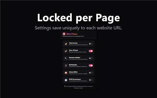 Web Chaos - Funny Website Pranks :: Shatter, float, shake, or crash elements on any webpage with this hilarious interactive prank simulator.