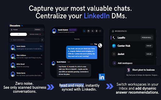 Leadfo — LinkedIn Prospecting Copilot :: Real-time prospect analysis, CRM save, and AI outreach directly from LinkedIn profiles and Sales Navigator.