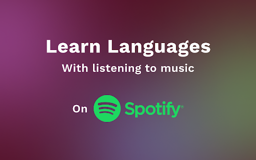 Language Learning with Spotify™ :: Learn languages with music on Spotify