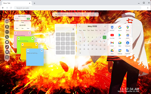 Naruto Uzumaki Flaming Live Wallpaper New Tab :: Naruto Uzumaki Flaming Live Wallpaper New Tab - Live HD video wallpaper for your Chrome new tab.