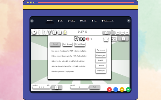 Idle Dice Unblocked Game :: Idle Dice Unblocked Game – Play right now on chrome