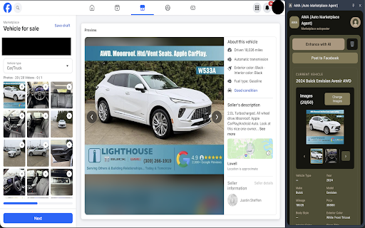 AMA (Auto Marketplace Agent) :: Automatically scrape product data and autofill Facebook Marketplace listings.