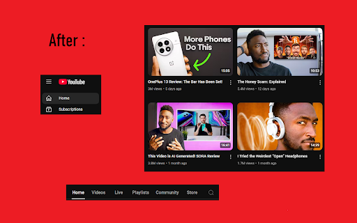 YouTube Shorts Remover :: Remove YouTube Shorts from the homepage, tabs, and channels. Boost productivity and stay focused with easy on/off control!