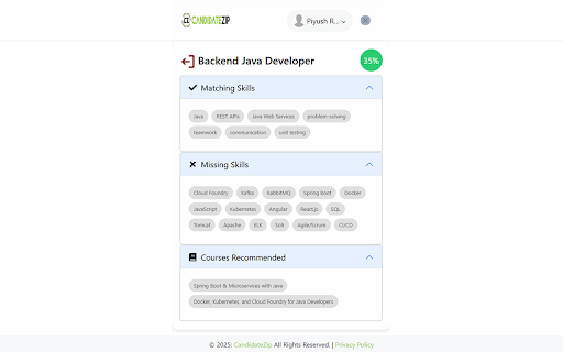 Rank My Resume :: This extension ranks your resume against job profiles, analyzing your resume to offer real-time improvement tips.