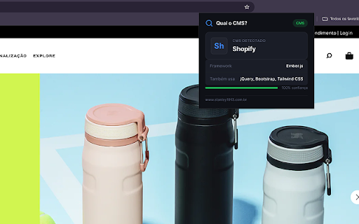 Qual o CMS? :: Descubra o CMS, framework, linguagem e se o site foi feito com IA (Lovable, v0, Bolt). Análise instantânea em 1 clique.