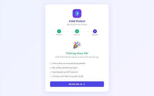 Child Protect - Bảo Vệ Trẻ Em :: Tự động chặn các website không phù hợp với trẻ em: nội dung người lớn, cờ bạc, game nghiện...