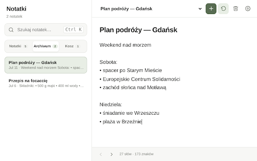 NoteSlim :: A simple Chrome browser extension that enables quick creation and management of notes.