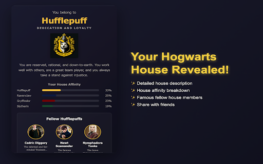 Harry Potter House Quiz :: Discover which Hogwarts house you truly belong to! Take the official sorting hat quiz.