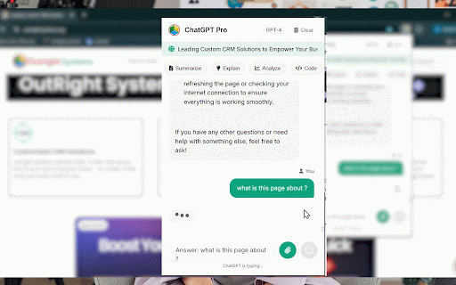 ChatGPT Assistant Pro :: Advanced AI assistant with YouTube analysis, smart suggestions, and interactive features